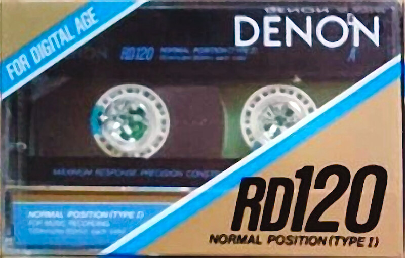 Compact Cassette Denon RD 120 "RD120M" Type I Normal 1987 Japan