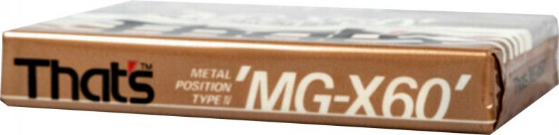 Compact Cassette Thats MG-X 60 Type IV Metal 1990 Europe
