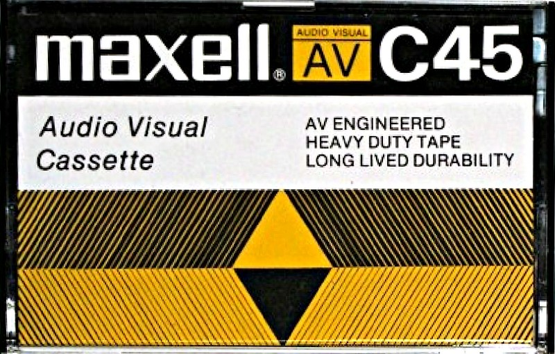 Compact Cassette Maxell AV 45 Type I Normal 1985 USA