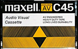 Compact Cassette Maxell AV 45 Type I Normal 1985 USA