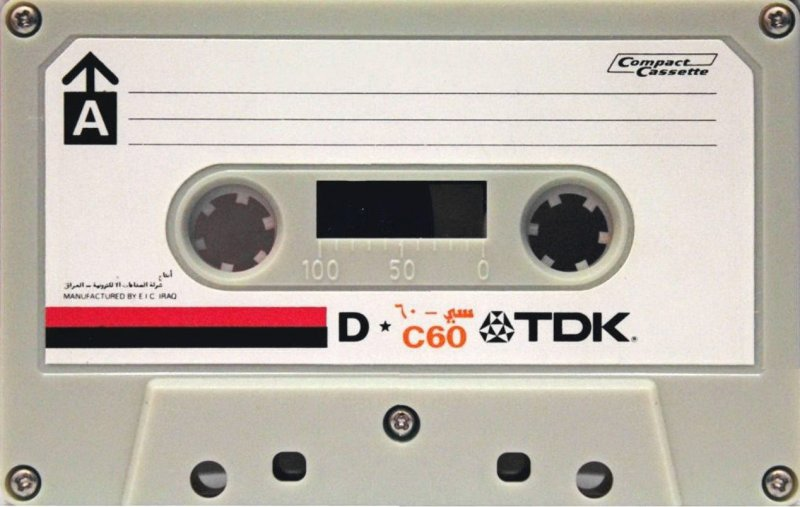 Compact Cassette TDK D 60 Type I Normal 1975 Iraq