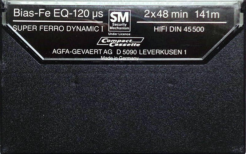 Compact Cassette: AGFA  - Super Ferro Dynamic I 90+6