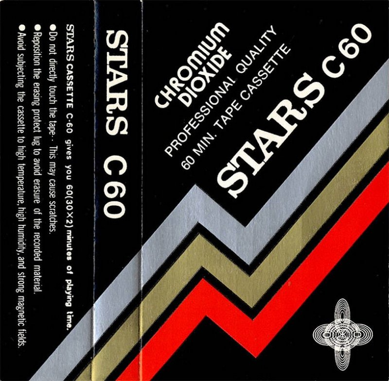 Compact Cassette Stars 60 Type II Chrome Hong Kong