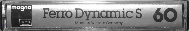 Compact Cassette Magna Ferro Dynamic S 60 Type I Normal 1979 Europe