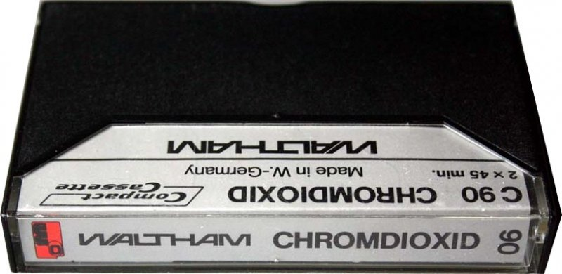 Compact Cassette Waltham 90 Type II Chrome Germany