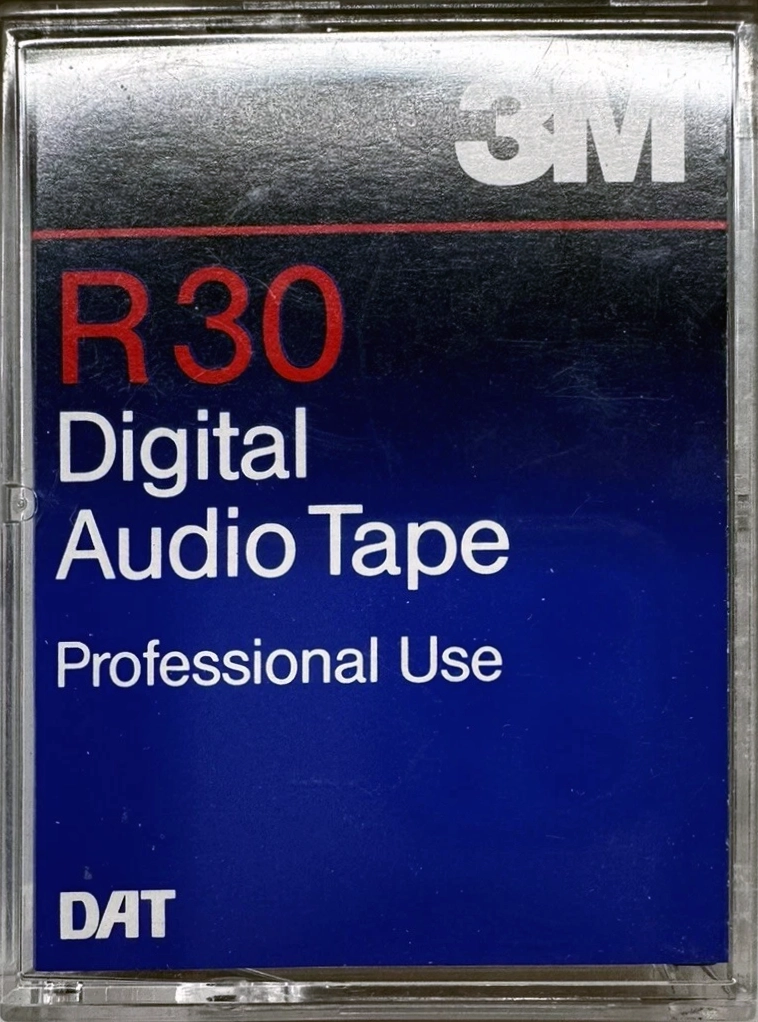 Digital Audio Tape 3M 30 Type IV Metal 1988 North America
