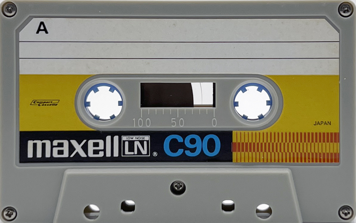 Compact Cassette Maxell LN 90 Type I Normal 1974 Europe