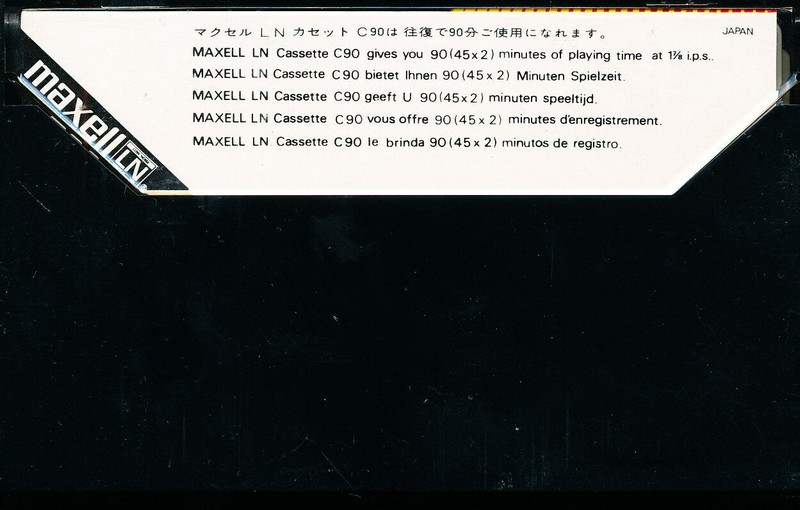 Compact Cassette: Maxell / Hitachi Maxell -  90