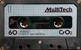 Compact Cassette MultiTech 60 Type II Chrome Germany