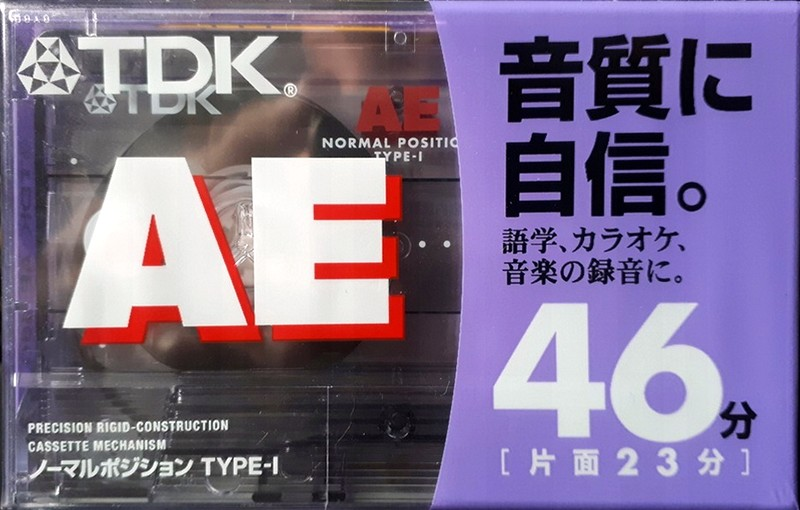 Compact Cassette TDK AE 46 "AE-46G" Type I Normal 2002 Japan
