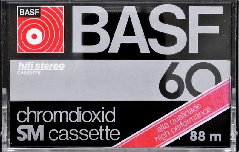 Compact Cassette BASF Chromdioxid II 60 Type II Chrome 1979 Brazil