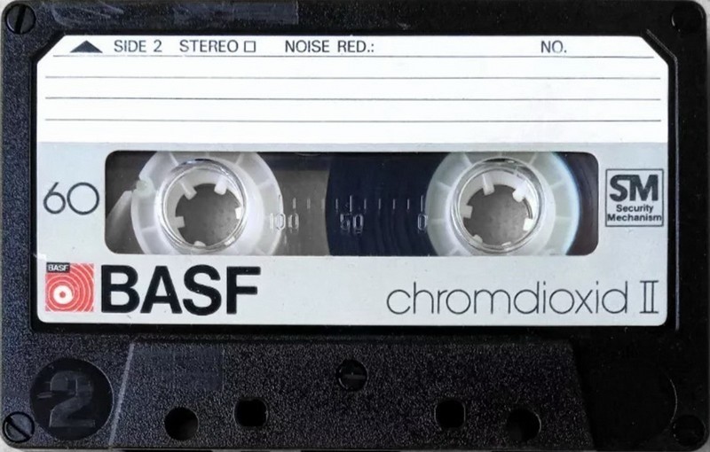 Compact Cassette BASF Chromdioxid II 60 Type II Chrome 1979 Brazil