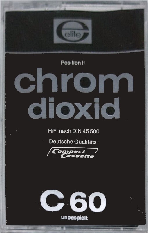 Compact Cassette Elite 60 Type II Chrome 1979 Germany
