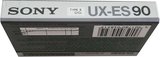 Compact Cassette Sony UX-ES 90 Type II Chrome 1986 Europe