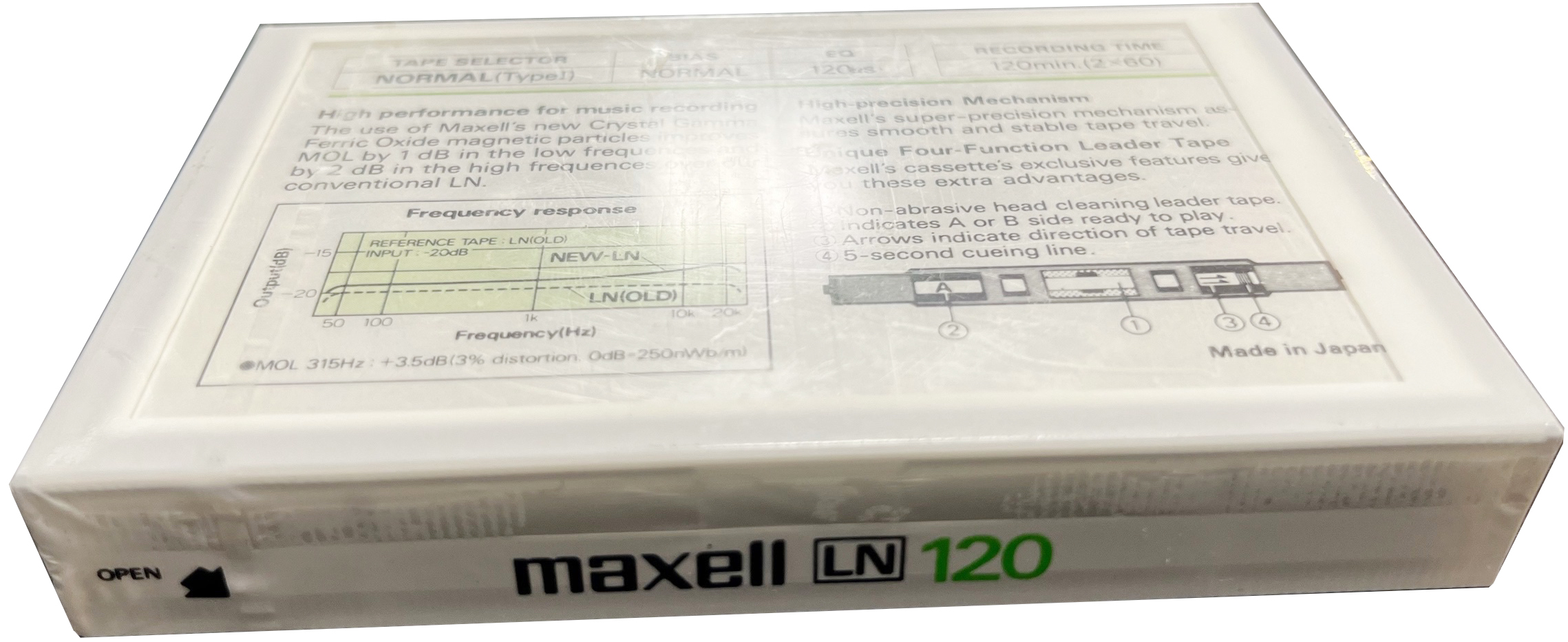 Compact Cassette Maxell LN 120 Type I Normal 1984 Europe