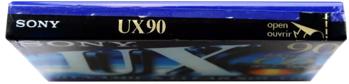 Compact Cassette Sony UX 90 "C-90UXD" Type II Chrome 2000 Europe