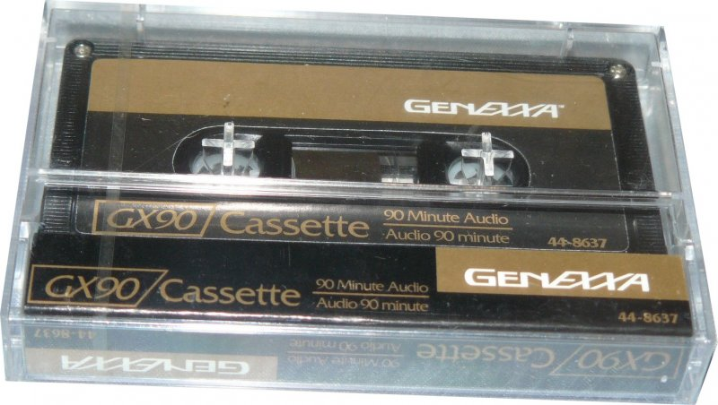 Compact Cassette Genexxa 90 "InterTan GX 5586-36" Type I Normal 1989 Canada