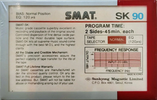 Compact Cassette Smat SK 60 Type I Normal 1984 Europe