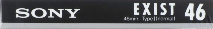 Compact Cassette Sony HF-X 46 "Exist 46G" Type I Normal 1988 Japan