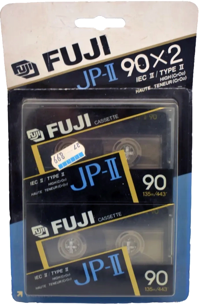 Blister Fuji JP-II 90 Type II Chrome 1989 Europe