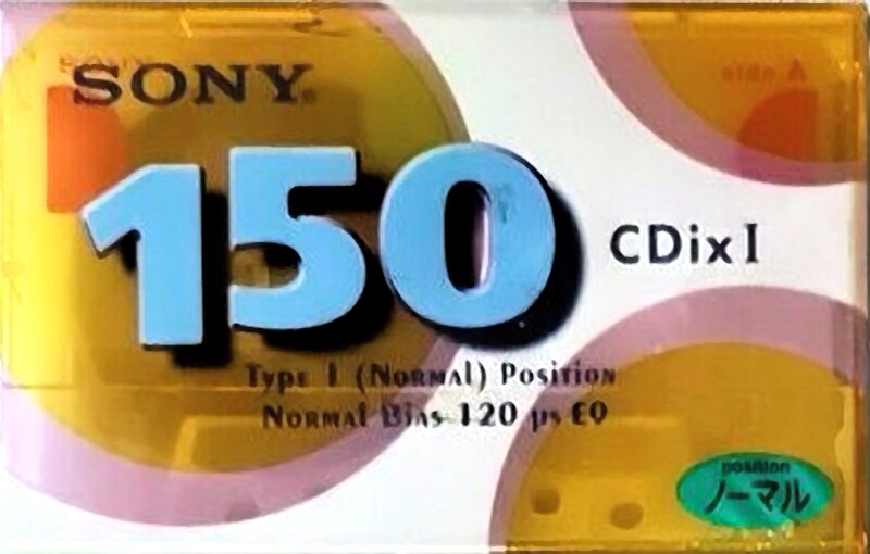 Compact Cassette: Sony  - CDix I 150