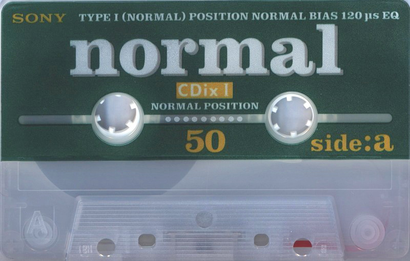 Compact Cassette Sony CDix I 50 "C-50CDX1D" Type I Normal 1996 Japan