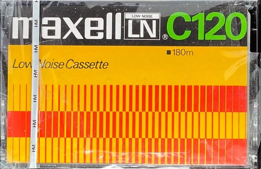 Compact Cassette Maxell LN 120 Type I Normal 1972 Worldwide