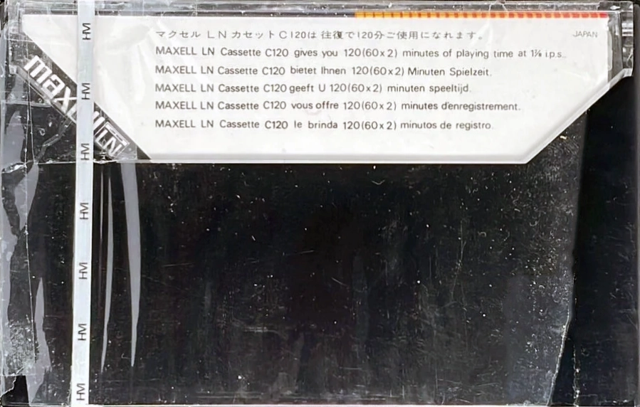 Compact Cassette Maxell LN 120 Type I Normal 1972 Worldwide