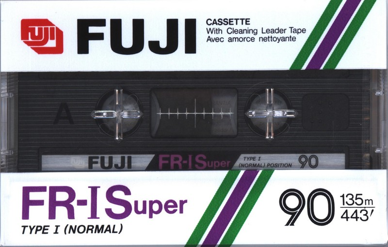 Compact Cassette Fuji FR-I Super 90 Type I Normal 1985 Europe