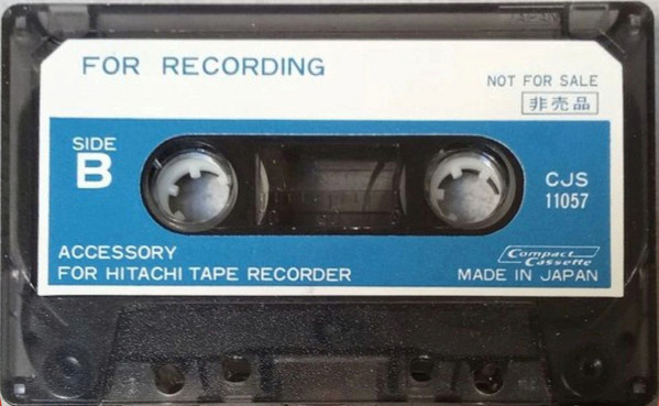 Compact Cassette Hitachi "CJS 11057" Demonstration Tape Japan