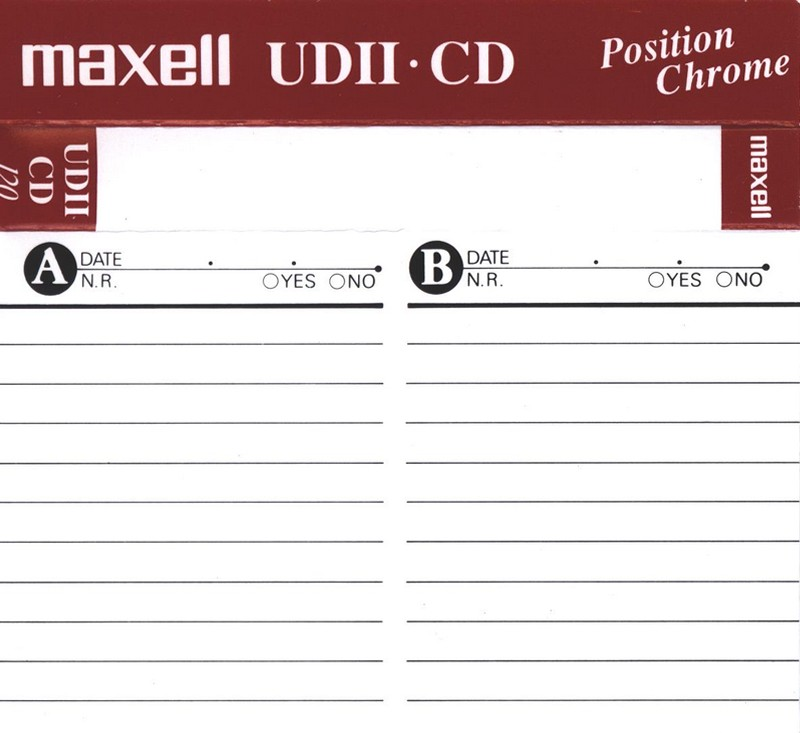 Compact Cassette: Maxell / Hitachi Maxell - UDII-CD 120