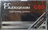 Compact Cassette Audiogramm 60 Type I Normal France