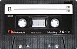Compact Cassette Nakamichi ZX 15 "S 007" Type IV Metal 1979 USA