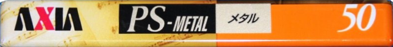 Compact Cassette AXIA PS-Metal 50 "PSMJ 50" Type IV Metal 1997 Japan