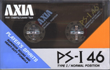 Compact Cassette AXIA PS-I / PS-1 46 "J" Type I Normal 1985 Japan
