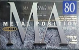 Compact Cassette TDK MA 80 "MA-80A" Type IV Metal 1993 Japan