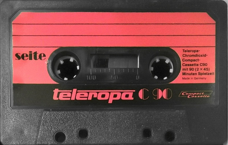 Compact Cassette Teleropa 90 Type II Chrome 1978 Germany