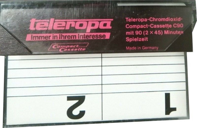 Compact Cassette Teleropa 90 Type II Chrome 1978 Germany