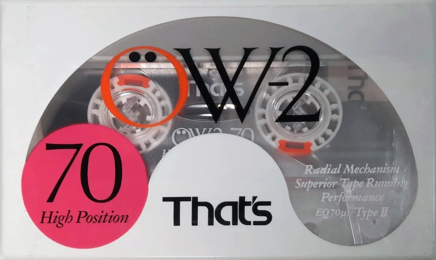 Compact Cassette Thats OW-2 70 Type II Chrome 1991 Japan