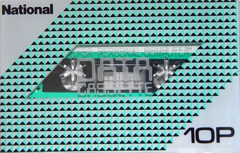Compact Cassette National 10 "RT-10P" Computer Cassette Japan