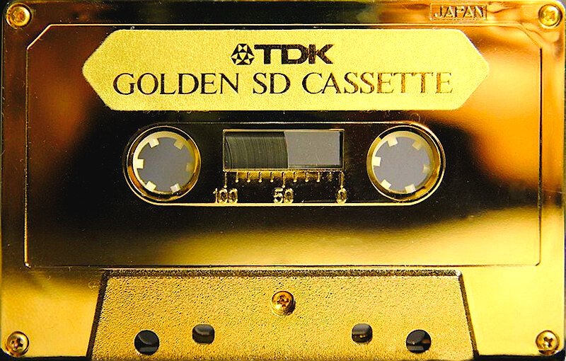 Compact Cassette TDK 60 "Golden cassette" Type I Normal 1984 Japan