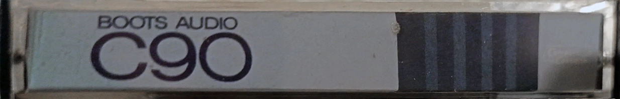 Compact Cassette Boots / Boots Audio 90 Type I Normal 1976 UK