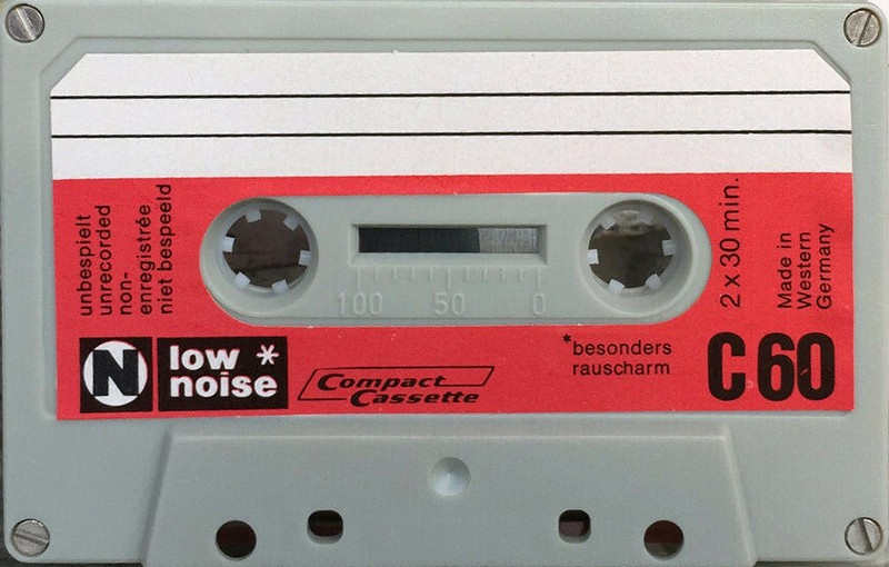 Compact Cassette Neckermann 60 "№ 800/865" Type I Normal 1974 Europe