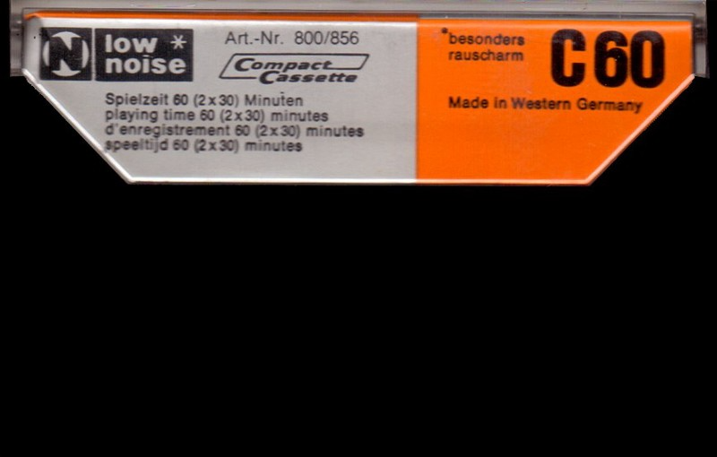 Compact Cassette Neckermann 60 "№ 800/856" Type I Normal 1974 Europe