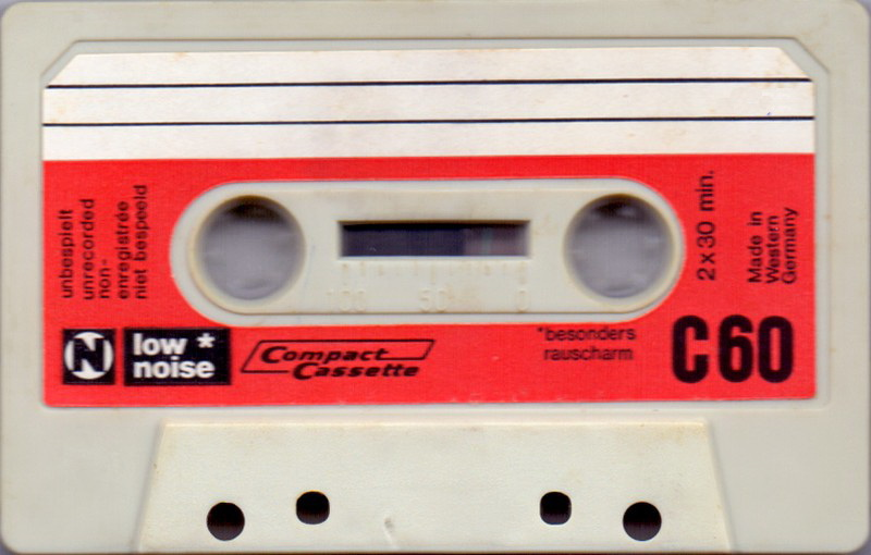 Compact Cassette Neckermann 60 "№ 800/856" Type I Normal 1974 Europe