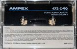 Compact Cassette Ampex 472 90 Type II Chrome 1995 USA