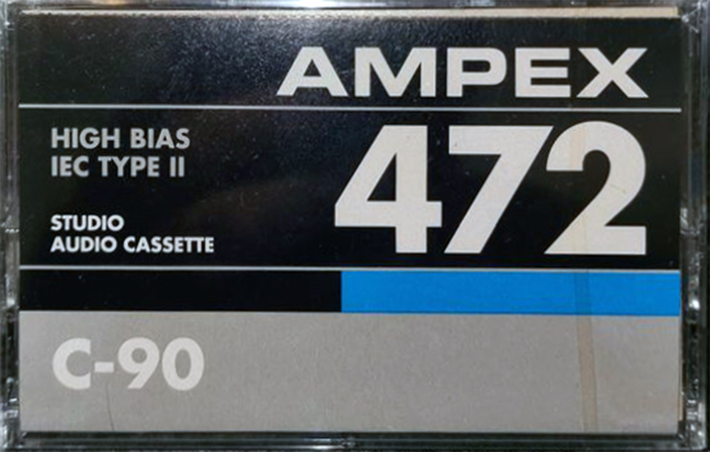 Compact Cassette Ampex 472 90 Type II Chrome 1995 USA