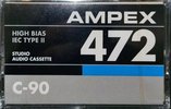 cover of Cassette Ampex 472 Type II Chrome