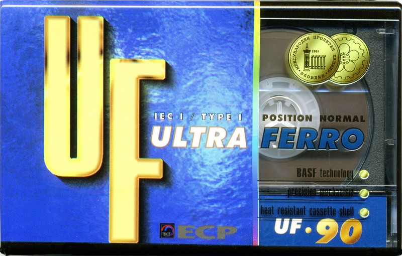 Compact Cassette ECP UF 90 Type I Normal 1997 Russia