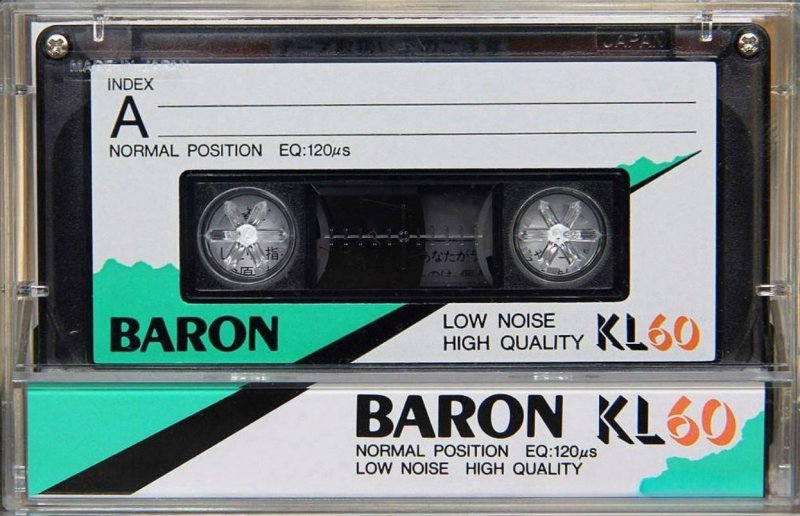 Compact Cassette Baron KL 60 Type I Normal 1986 Japan